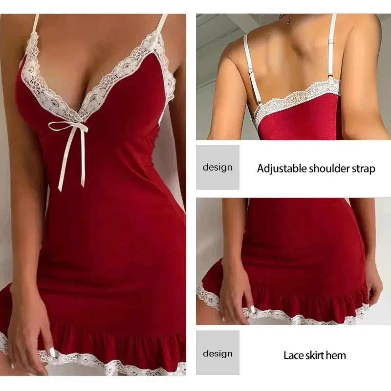 Silky Lace Comfort Dress
