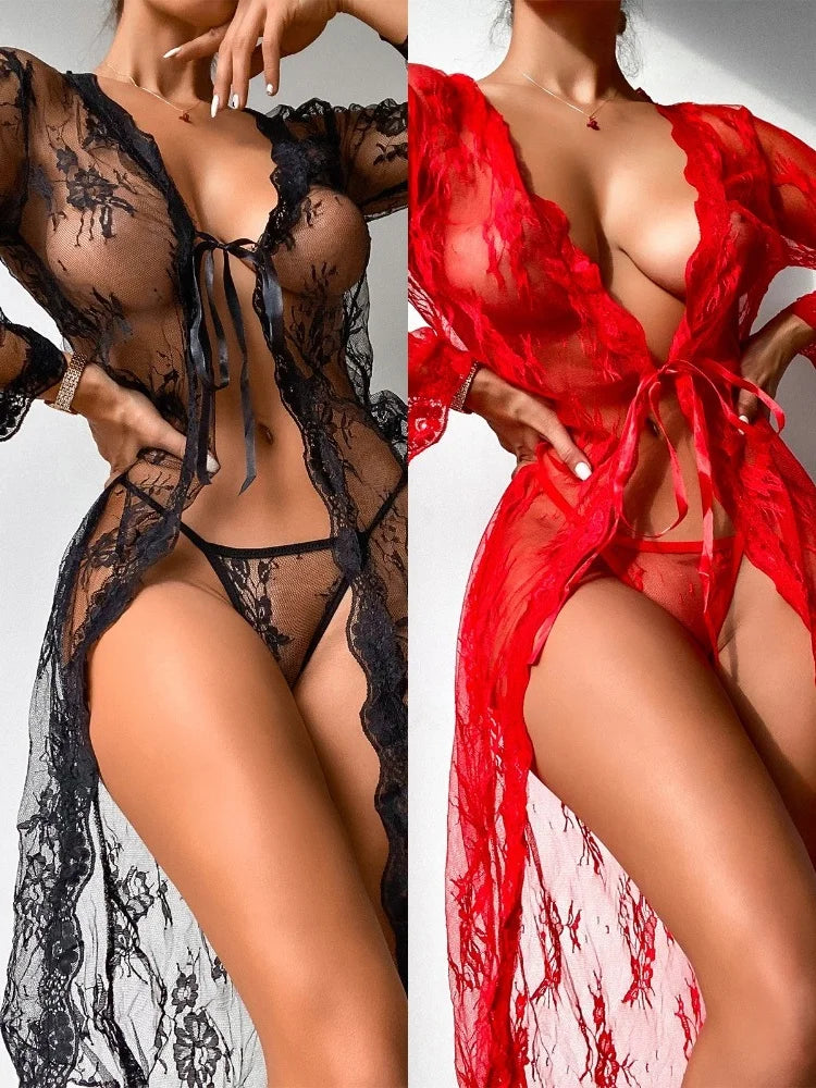 Elegant Sheer Nightgown