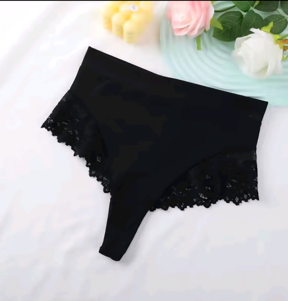 Elegant Lace High Waist Panties