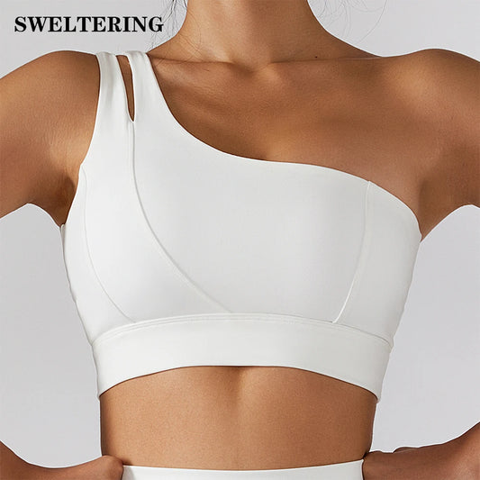 One Shoulder Sports Bra