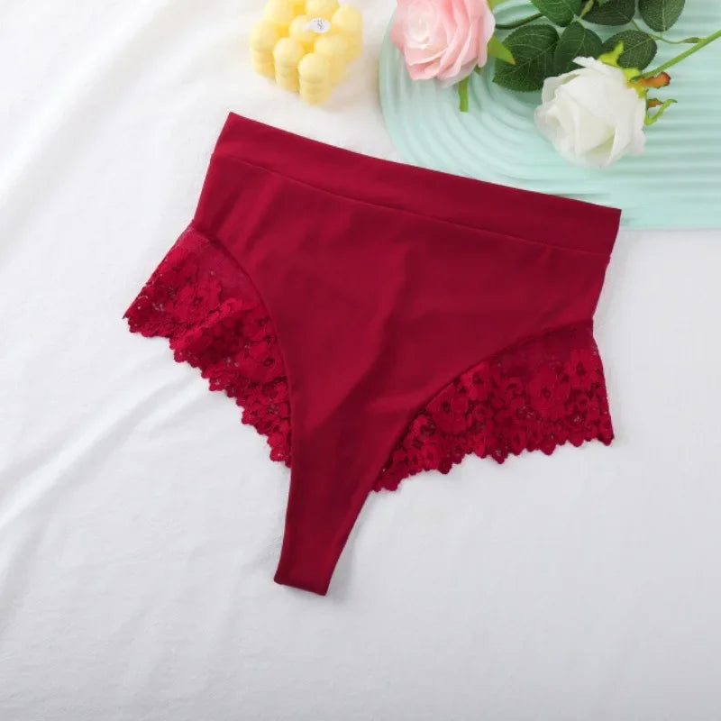 Elegant Lace High Waist Panties