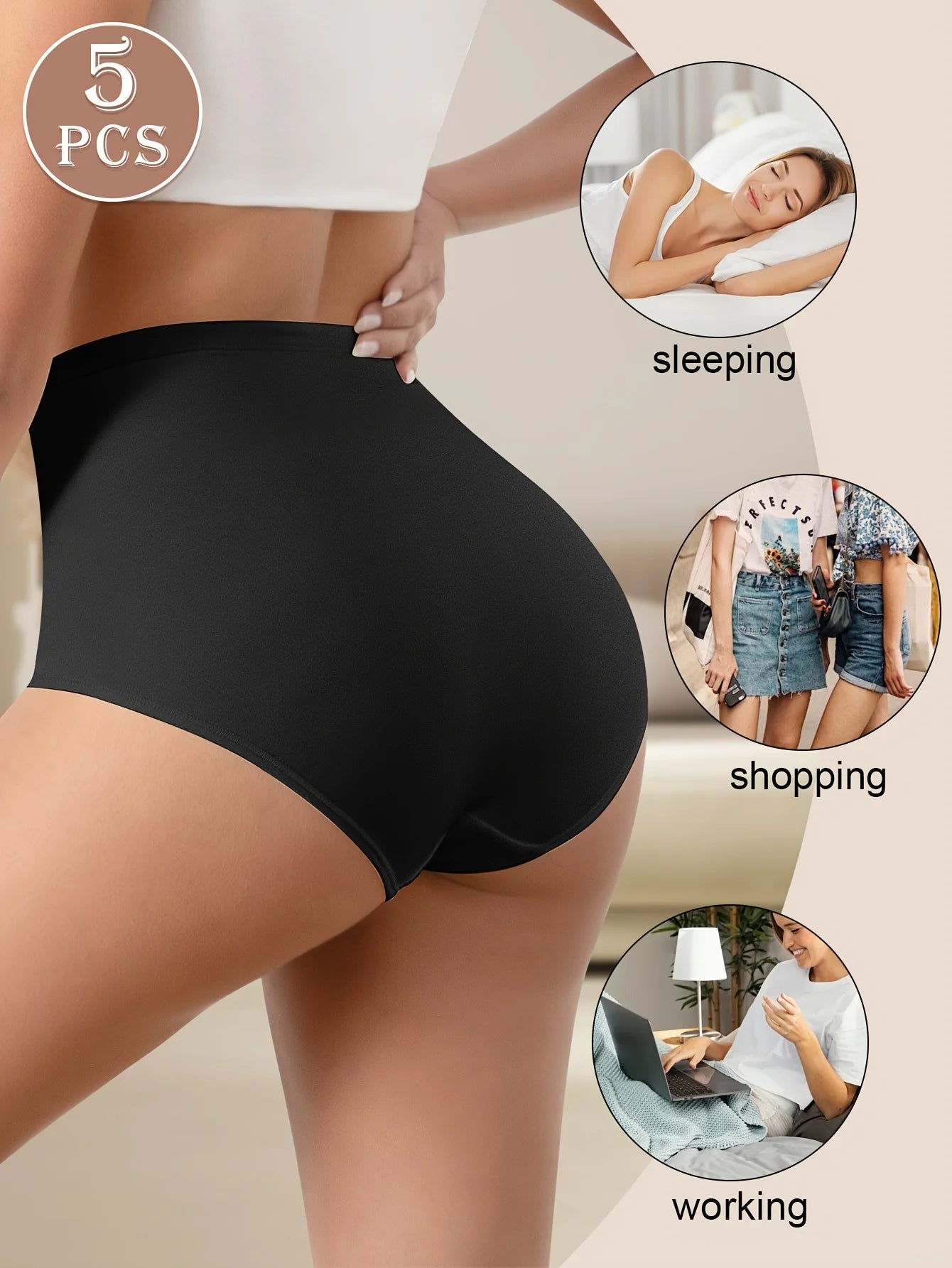 Colorful Comfort Tummy Control Panties