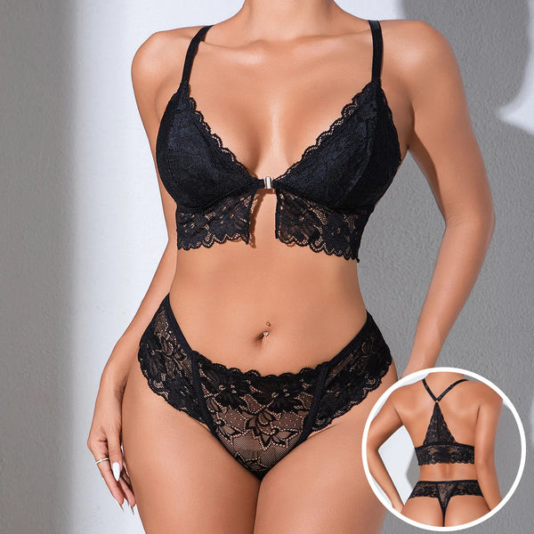 Floral Lace Lingerie Set
