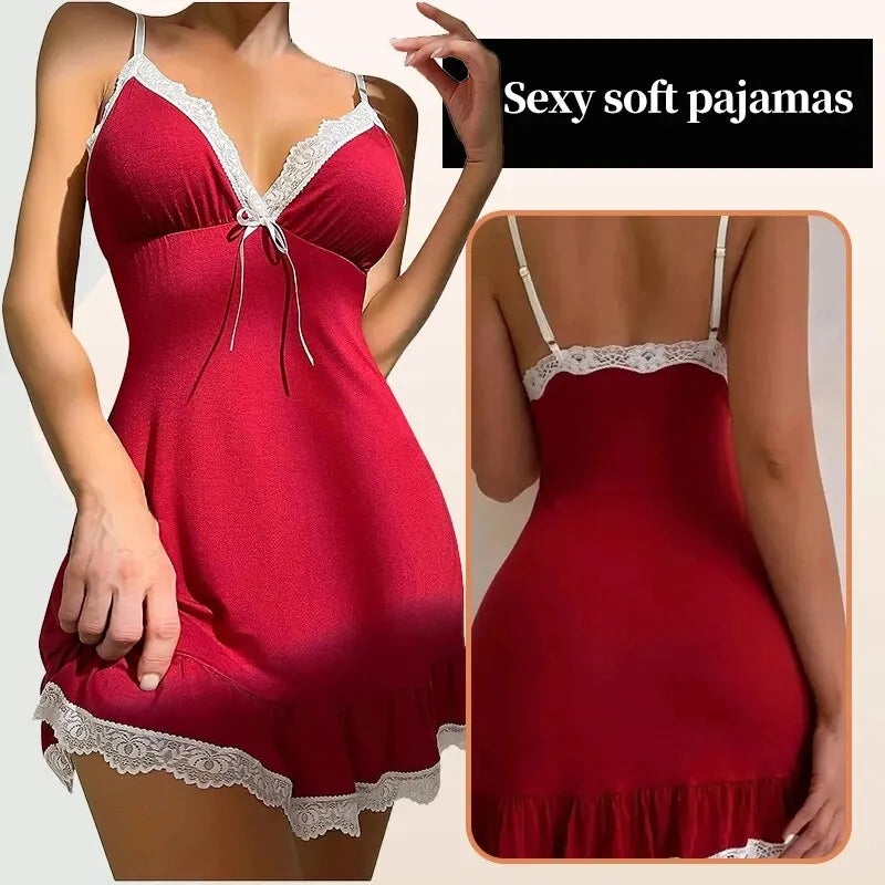 Silky Lace Comfort Dress