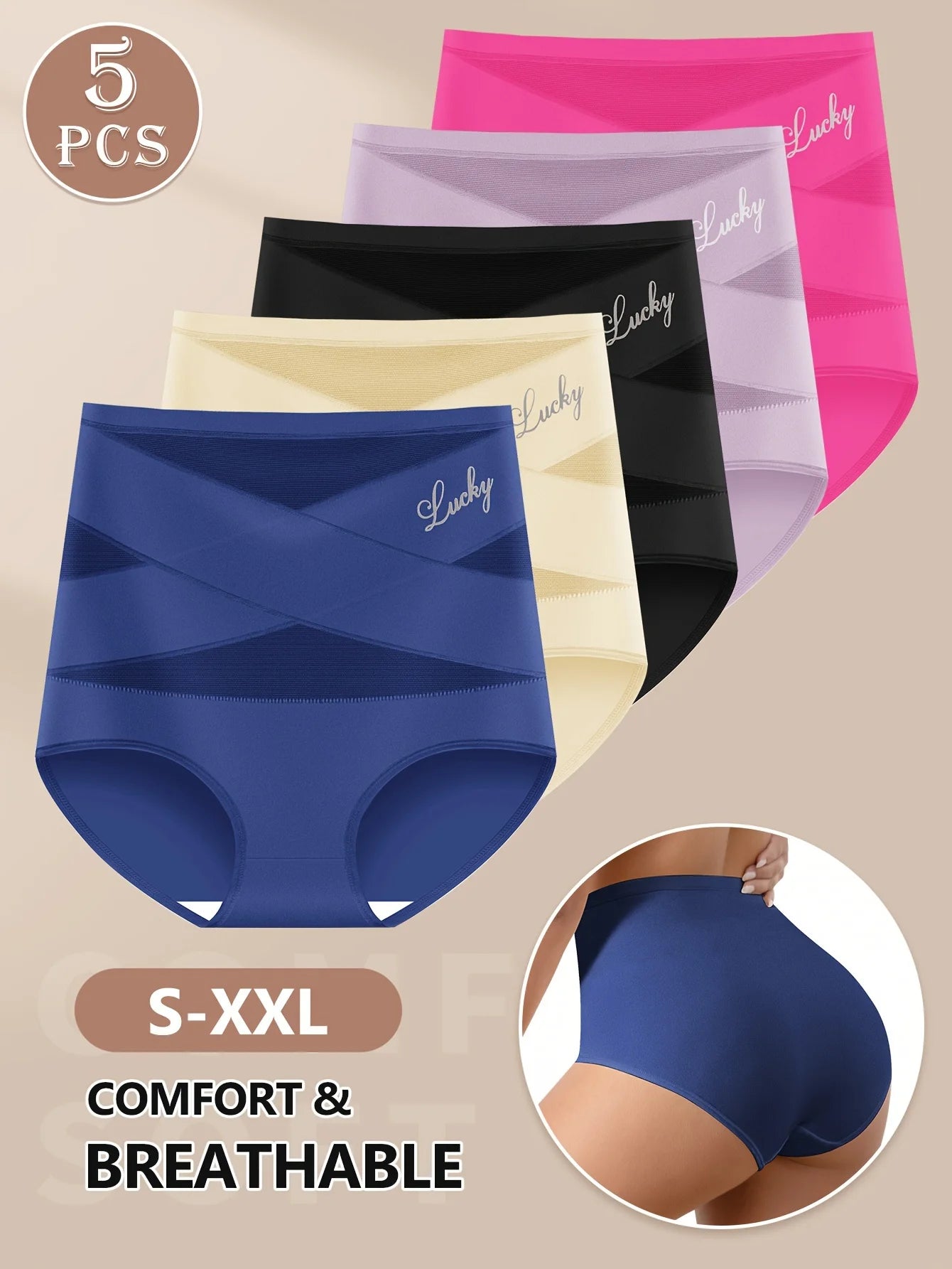 Colorful Comfort Tummy Control Panties