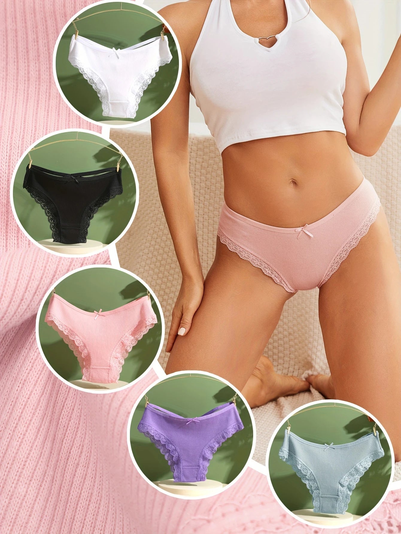 Comfy Lace Cotton Panties