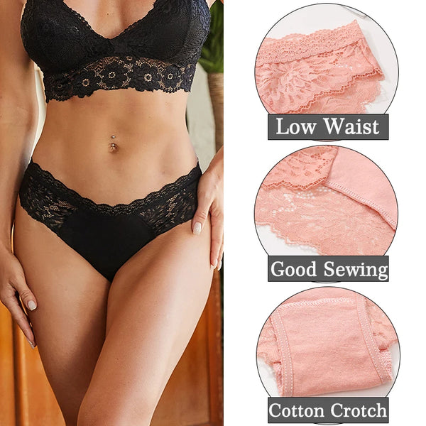 Elegant Lace Comfort Briefs