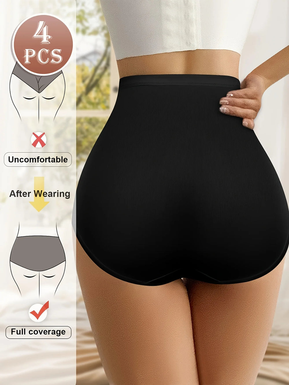 ComfortFit High Waist Briefs