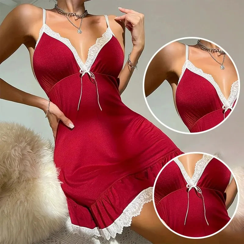 Silky Lace Comfort Dress