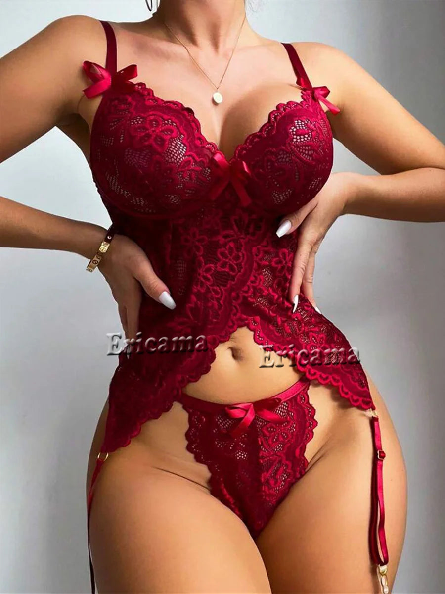 Pure Lace Lingerie Set