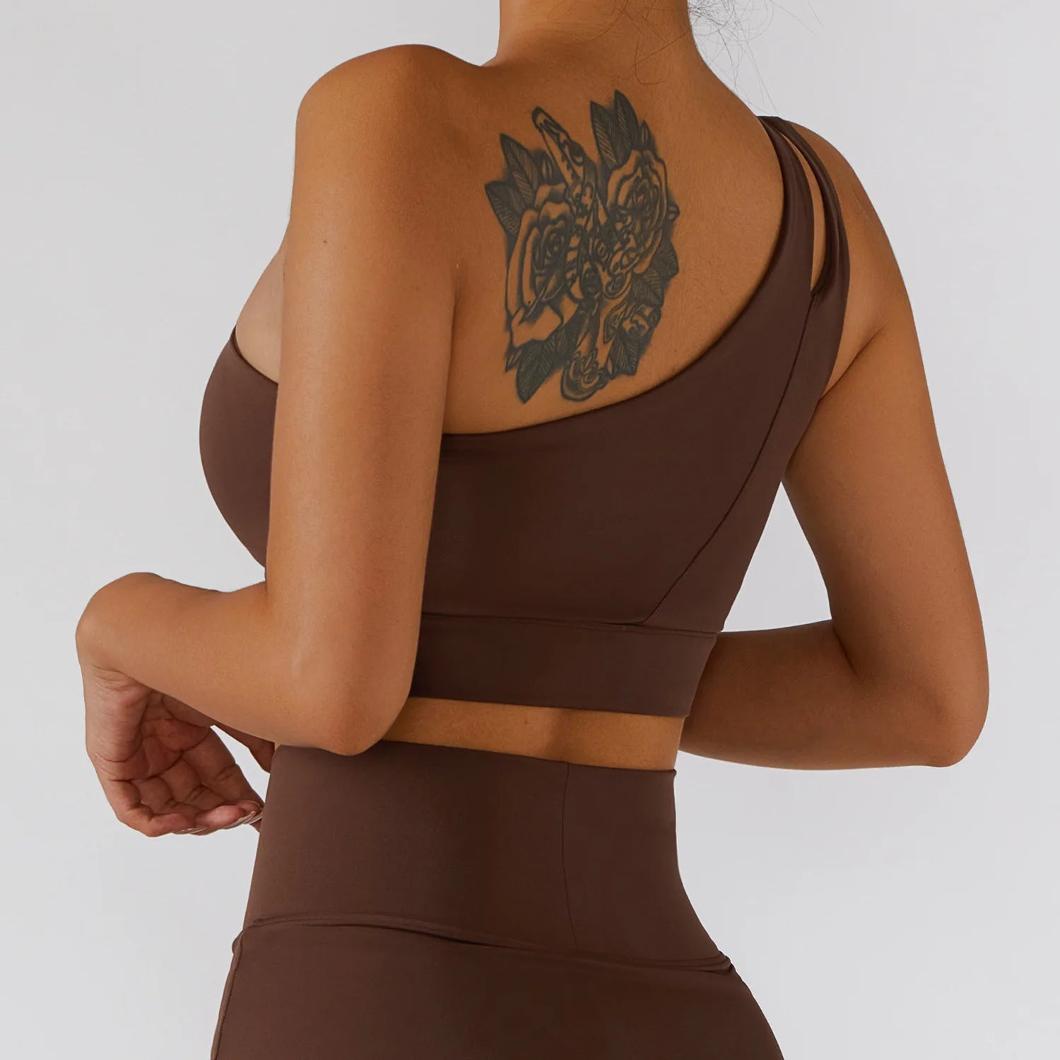 One Shoulder Sports Bra